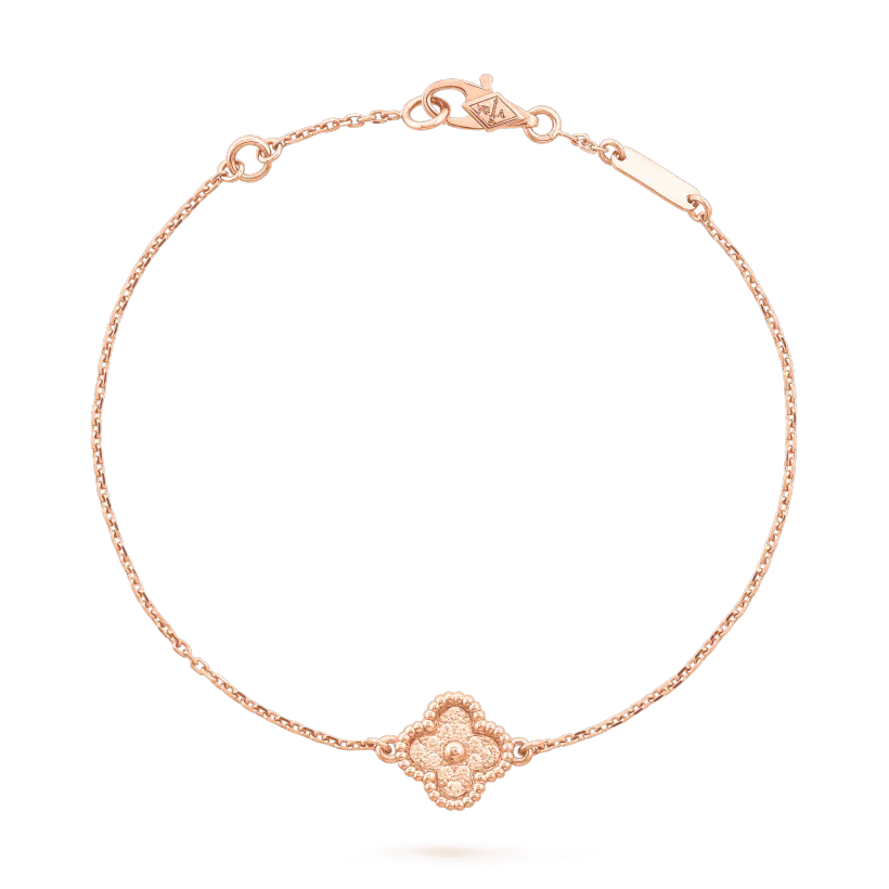 [Kincade Jewelrys]CLOVER SINGLE FLOWER BRACELET