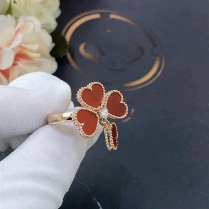 [Kincade Jewelrys]SWEET CLOVER CARNELIAN RING