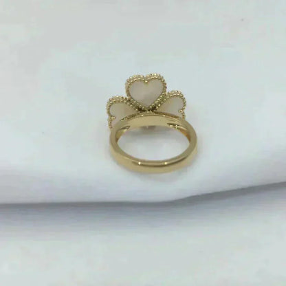 [Kincade Jewelrys]SWEET CLOVER WHITE MOP RING