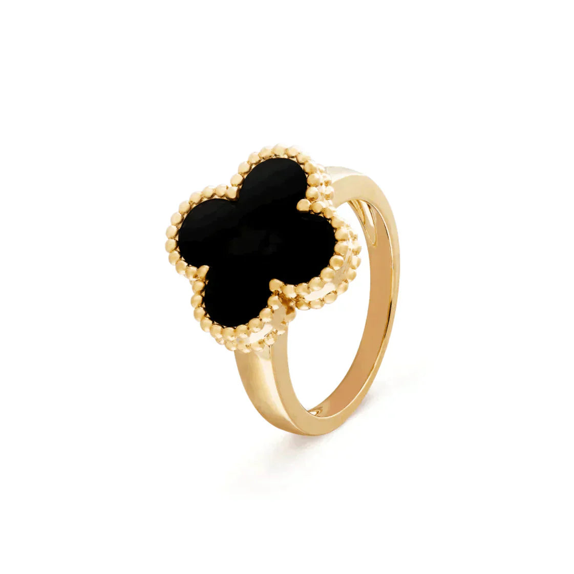 [Kincade Jewelrys]CLOVER ONYX RING