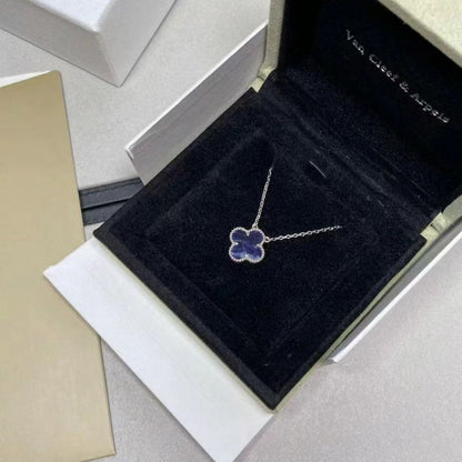 [Kincade Jewelrys]CLOVER 15MM PIETERSITE NECKLACE SILVER