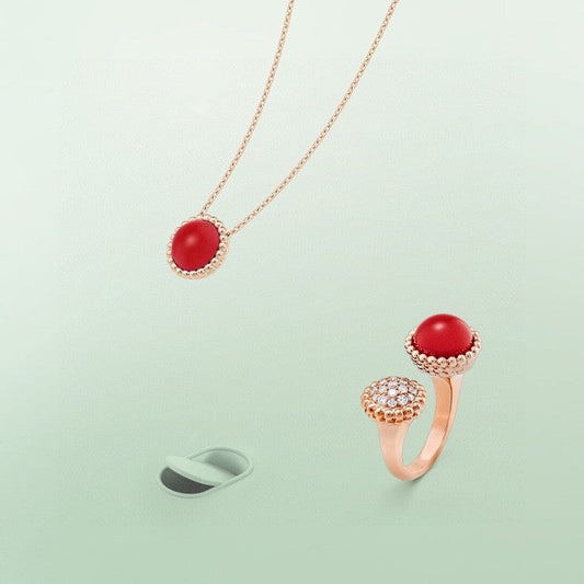 [Kincade Jewelrys]PERLEE COULEURS DIAMOND ROSE GOLD BETWEEN THE FINGER RING